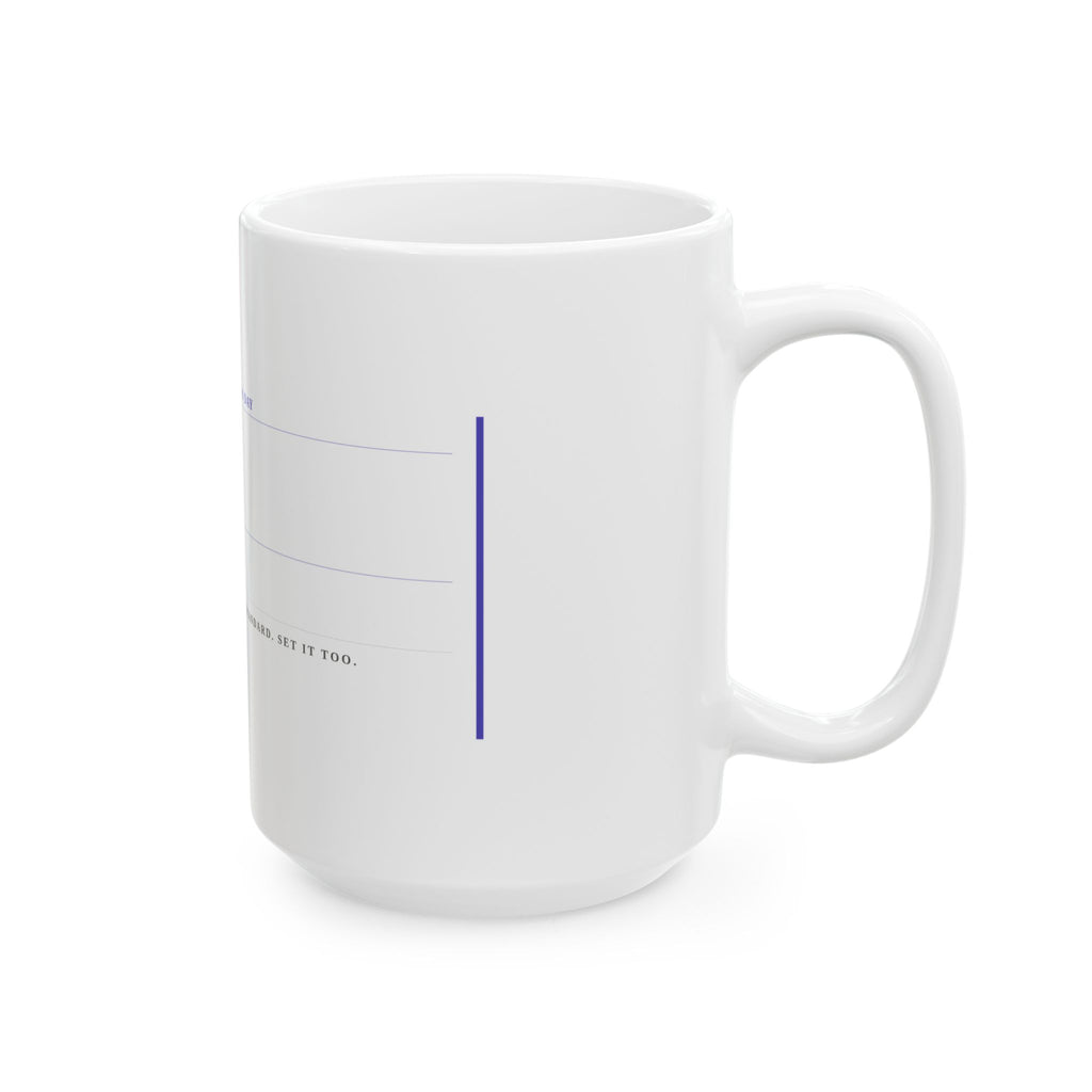 Father's Day Coffee Mug — "Fueled by Coffee" Ceramic 11oz/15oz