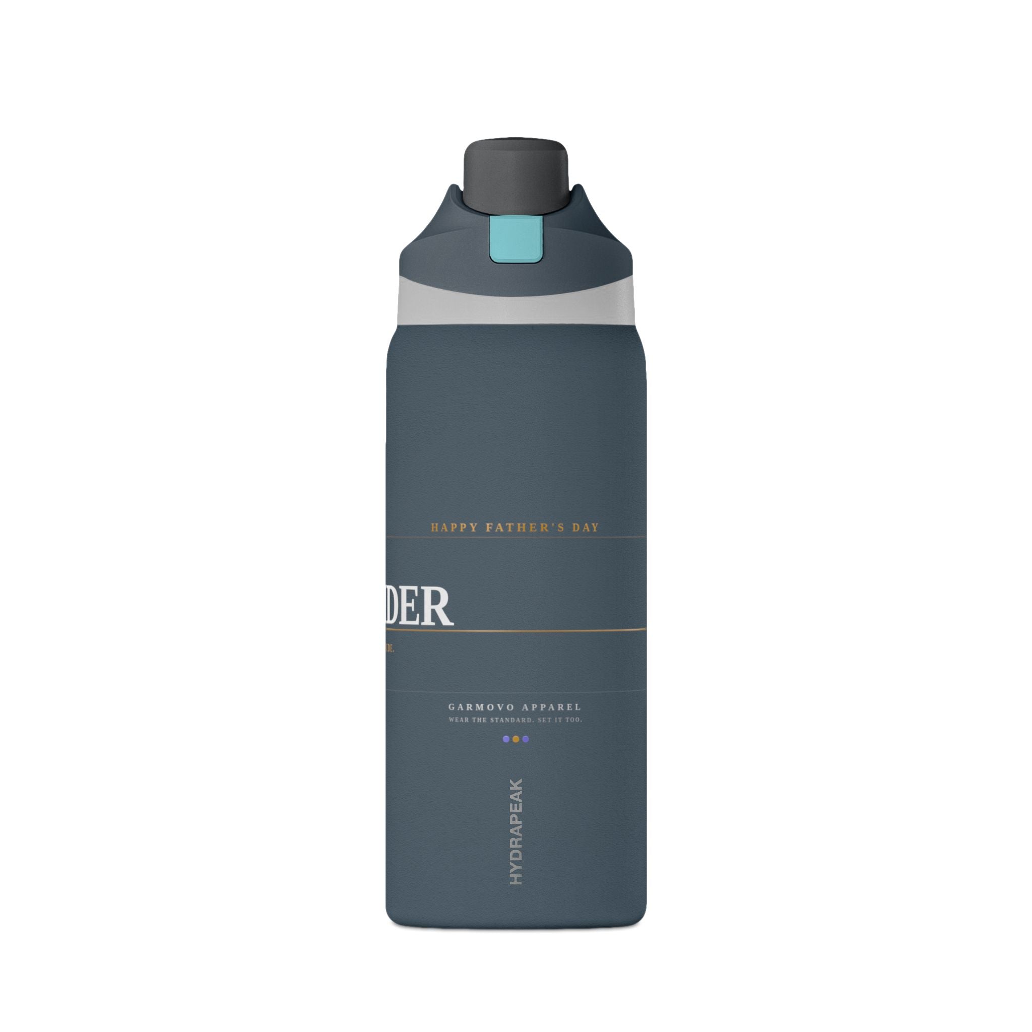 Fathers Day Matte Inspired 32oz Travel Insulated Water Bottle
