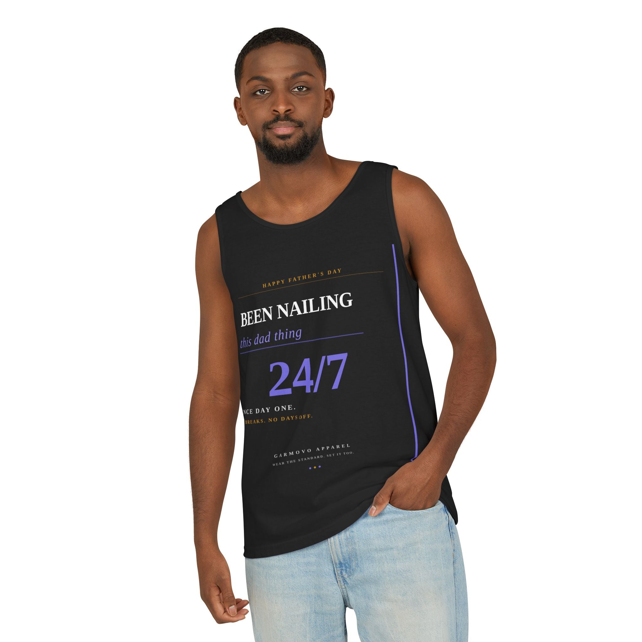 "Been Nailing This Dad Thing 24/7" Tank Top