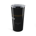 20oz Father’s Day Tumbler — 'He Didn't Quit"' Black Insulated Travel Cup
