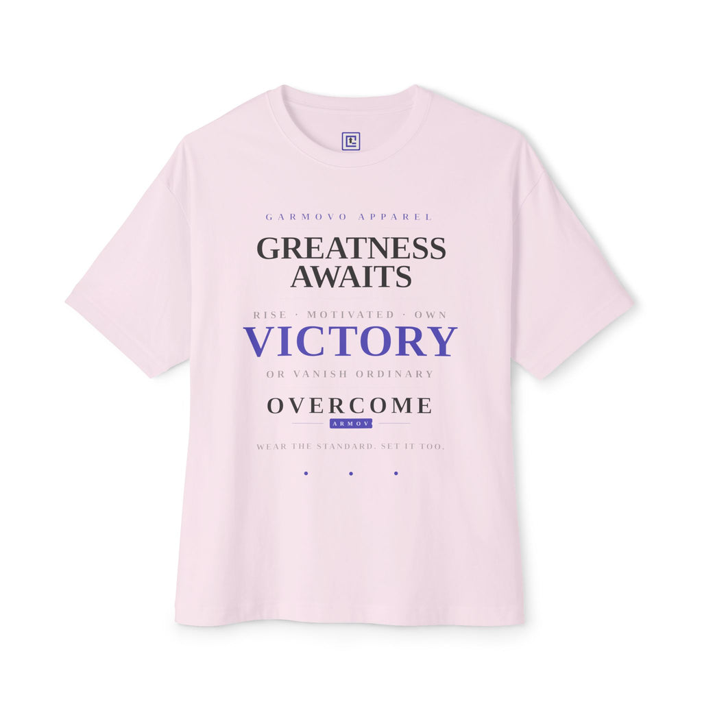 Greatness Awaits Victory Tee | Inspirational Typography T-Shirt
