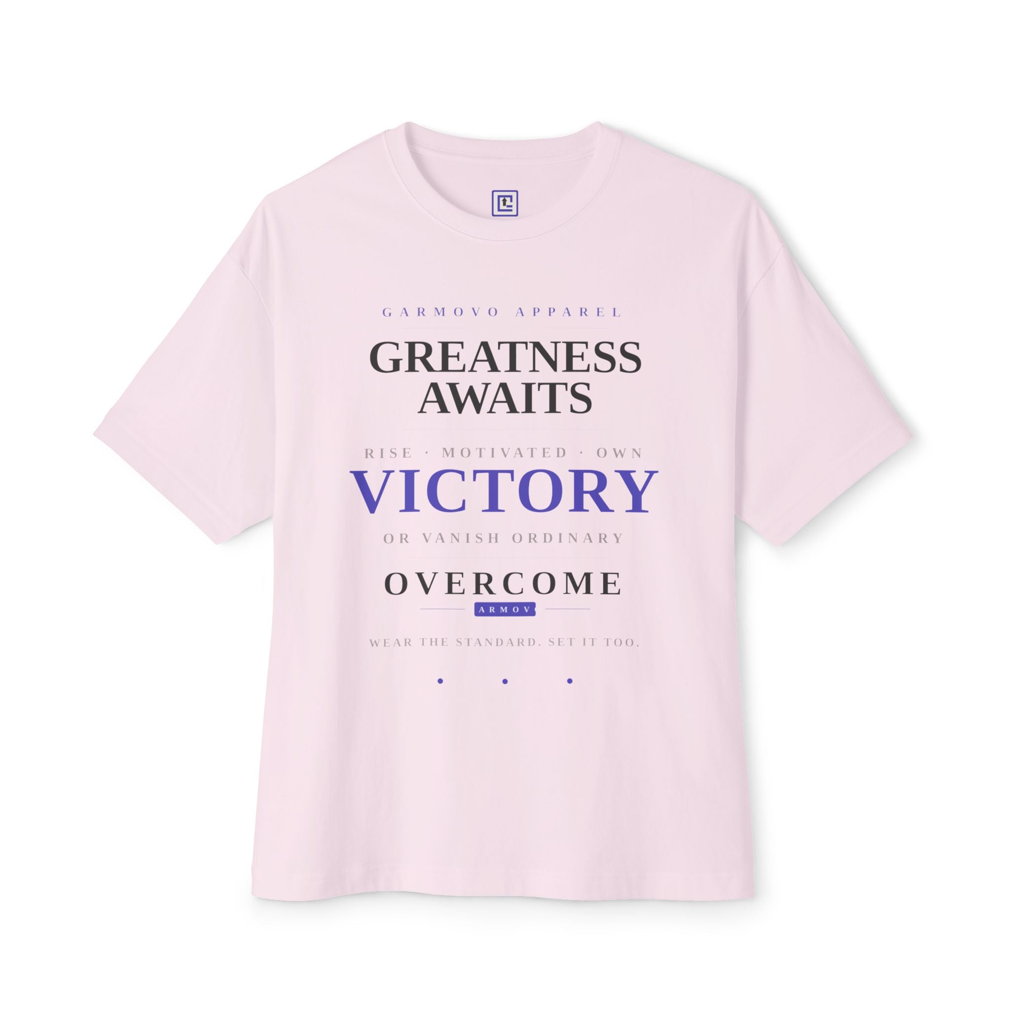 Greatness Awaits Victory Tee | Inspirational Typography T-Shirt