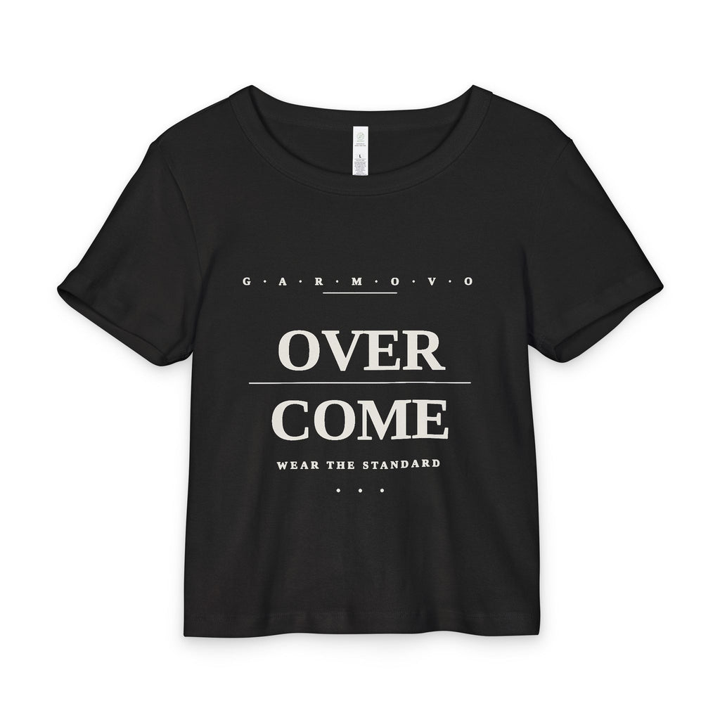 Women's Overcome Tee — Inspirational 'Overcome What You’re Facing' Graphic Baby Tee