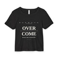 Women's Overcome Tee — Inspirational 'Overcome What You’re Facing' Graphic Baby Tee