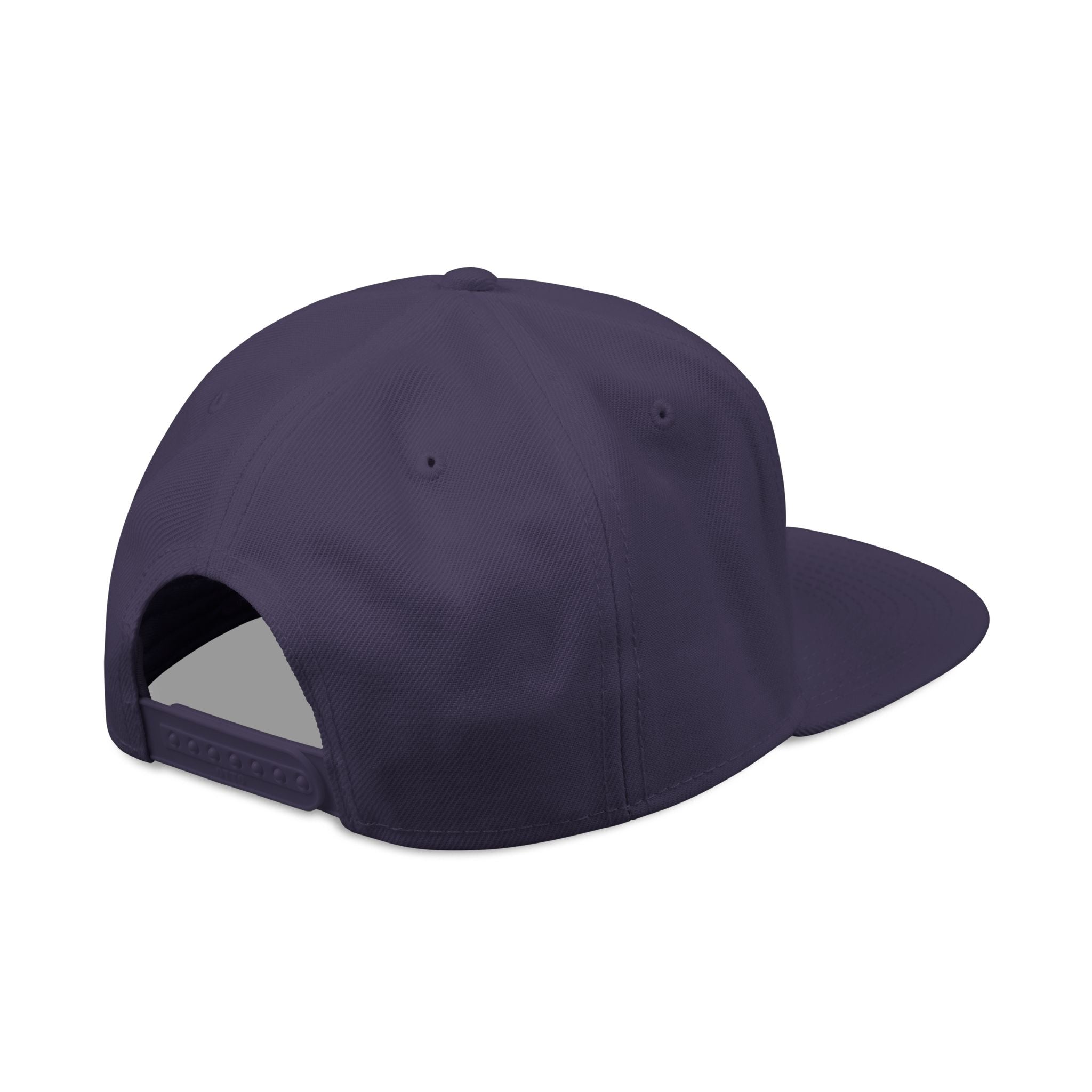 Embroidered Snapback Fathers Day Cap — "The Standard" Minimal Gold Text