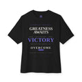 Greatness Awaits Victory Tee | Inspirational Typography T-Shirt