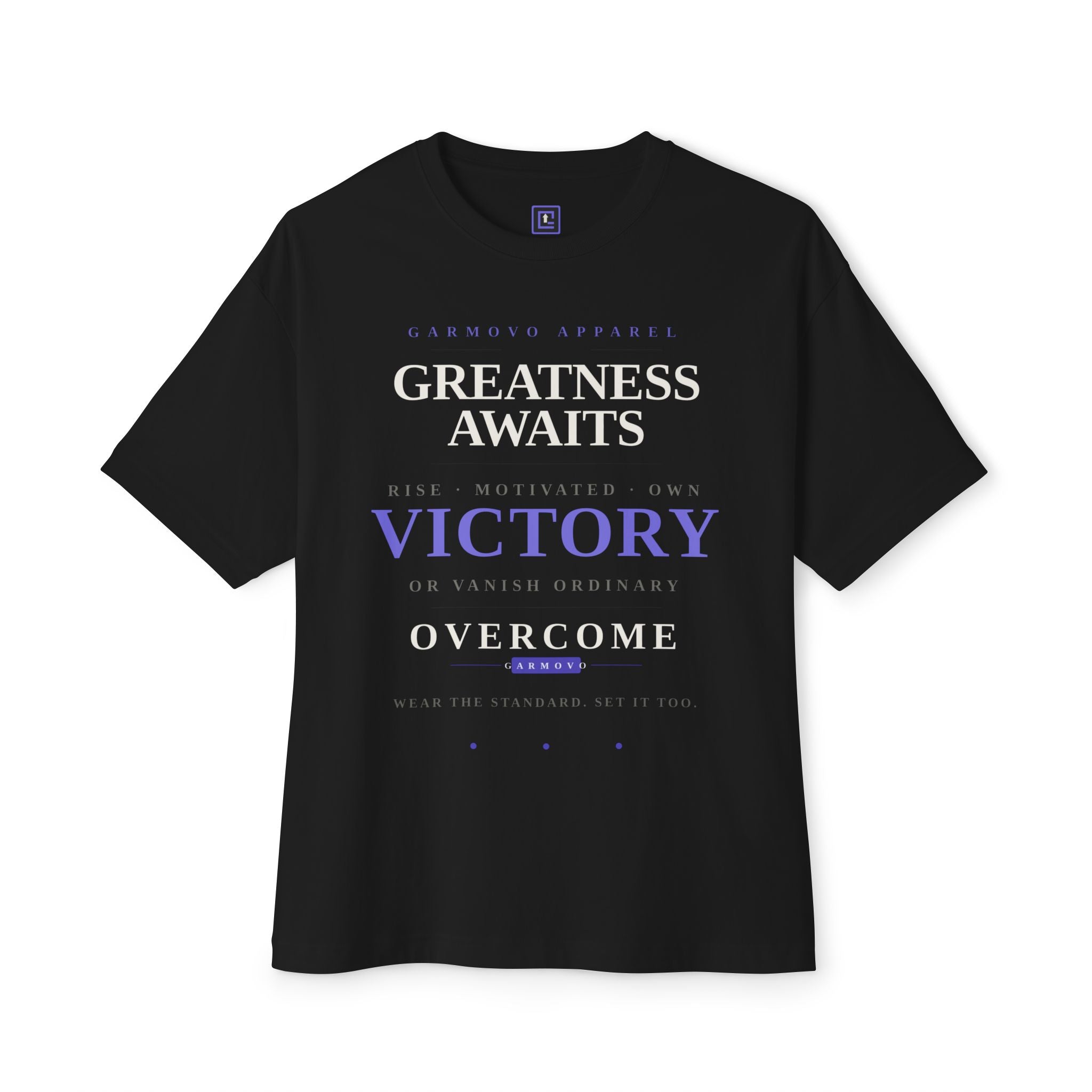 Greatness Awaits Victory Tee | Inspirational Typography T-Shirt
