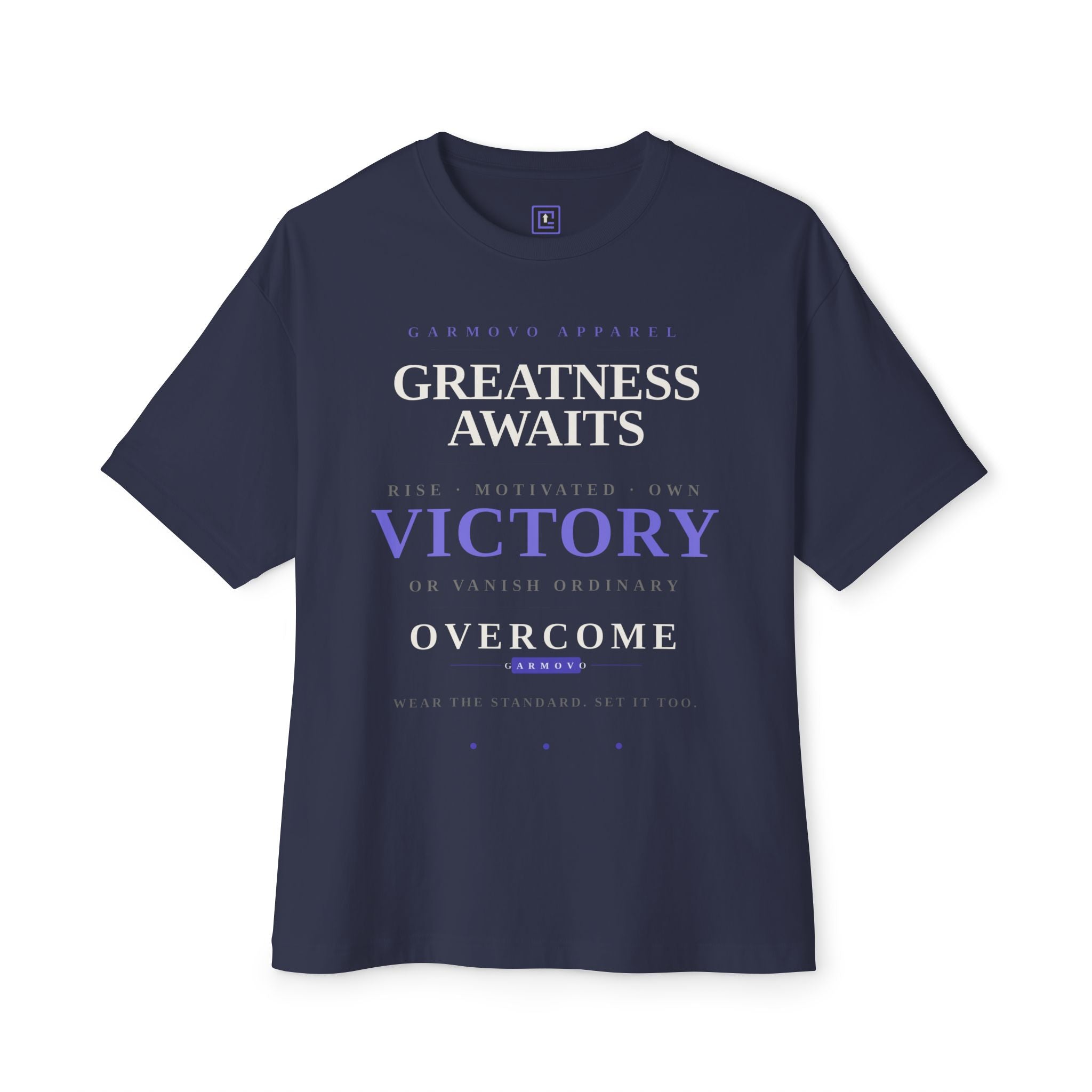 Greatness Awaits Victory Tee | Inspirational Typography T-Shirt
