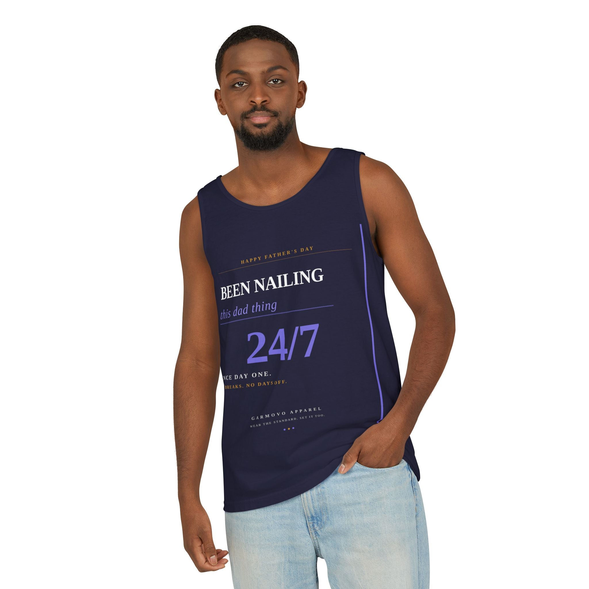 "Been Nailing This Dad Thing 24/7" Tank Top