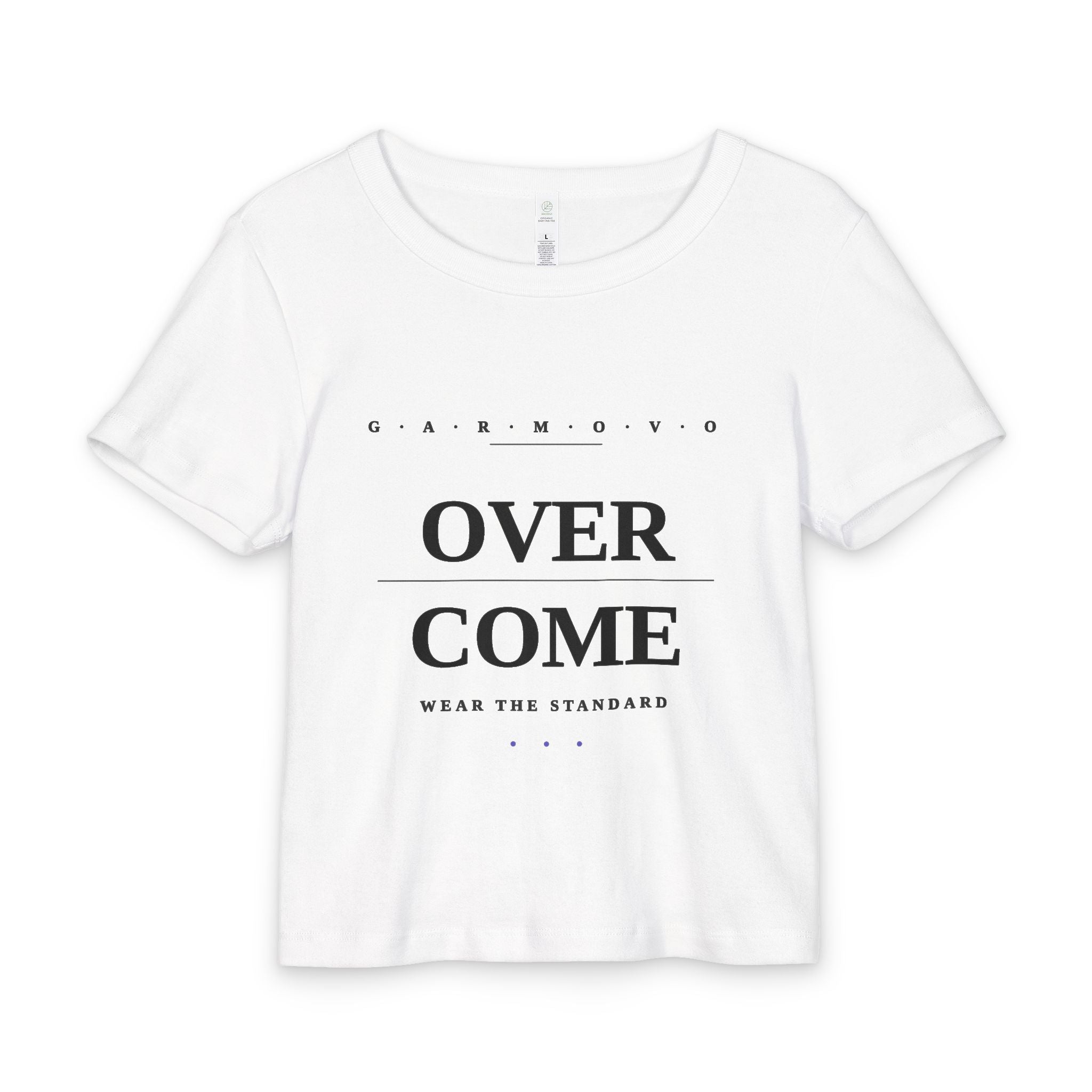 Women's Overcome Tee — Inspirational 'Overcome What You’re Facing' Graphic Baby Tee