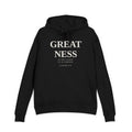"Greatness" Hoodie | Minimalist Athletic Lettering