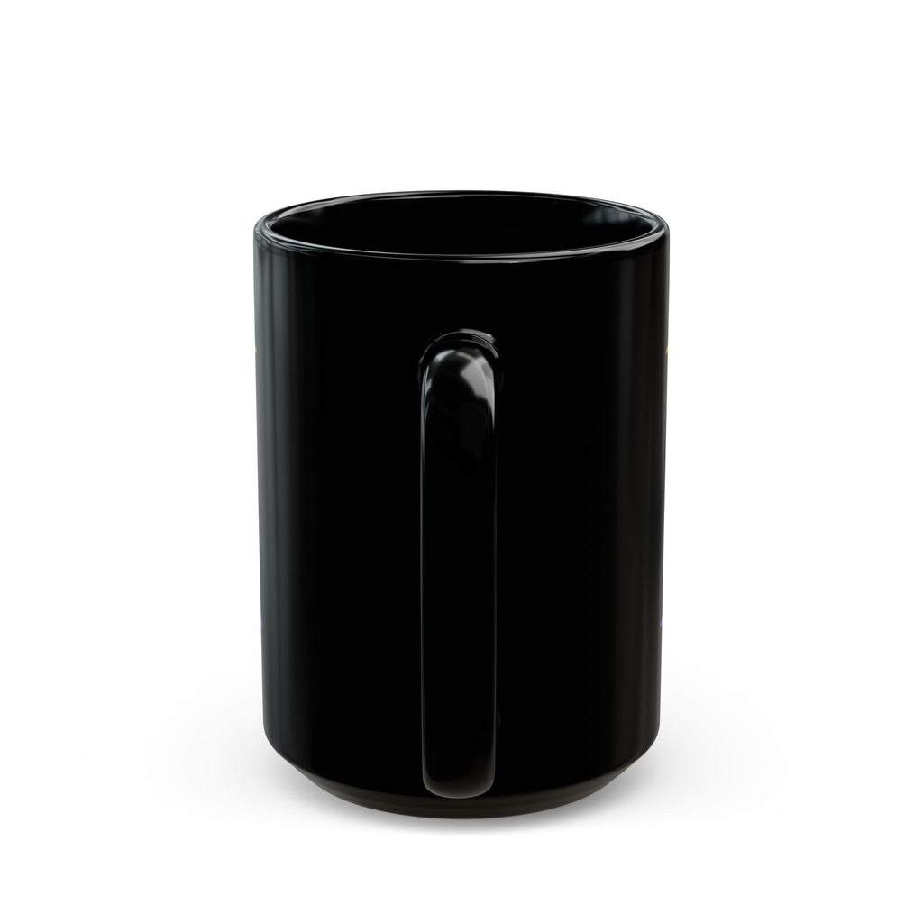 Dad Fuel Coffee Mug — Happy Father's Day Black Ceramic (11oz/15oz)