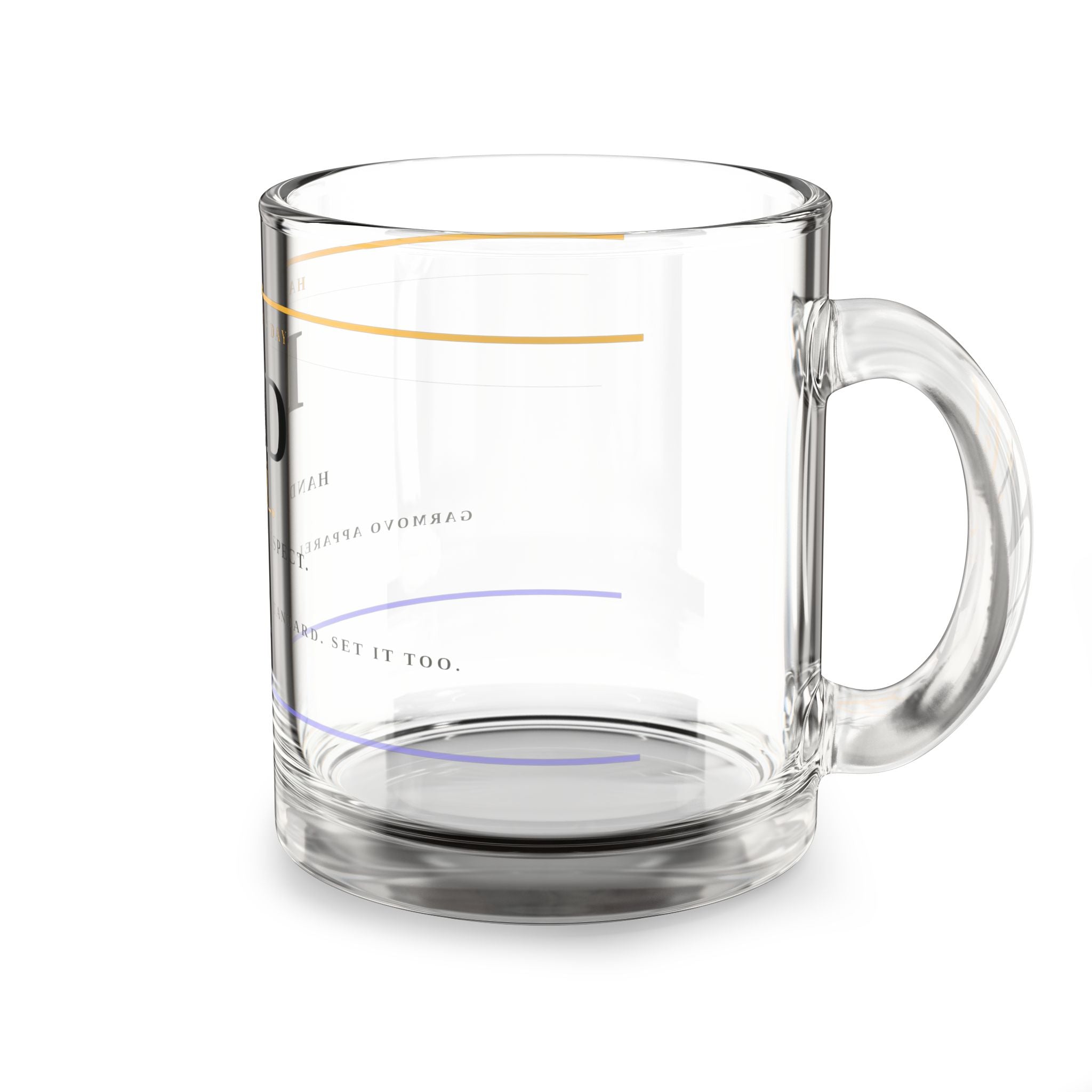 Dad Fuel Glass Mug — 10oz Father's Day Coffee & Whiskey Cup