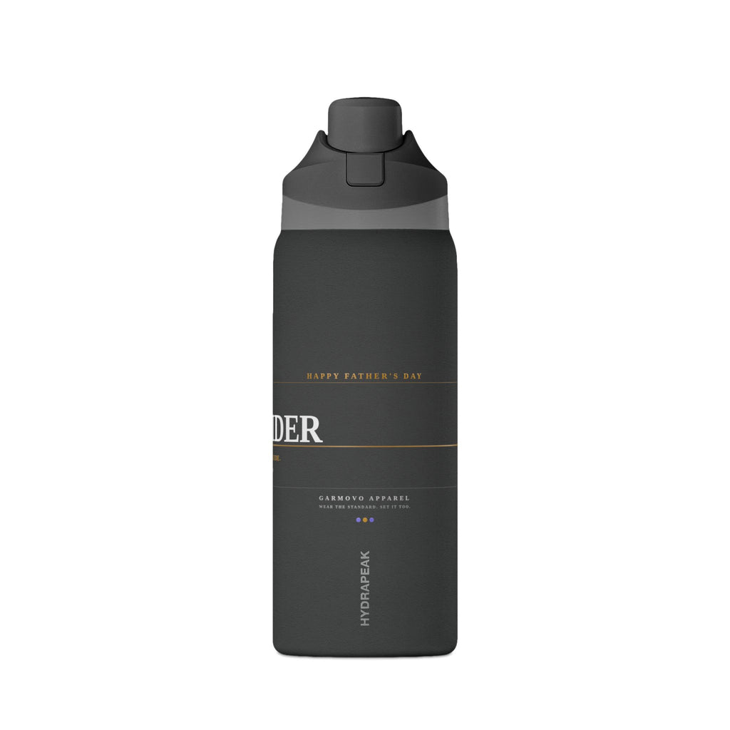 Fathers Day Insulated Water Bottle — "The Provider. The Protector" 32oz Thermal Flask