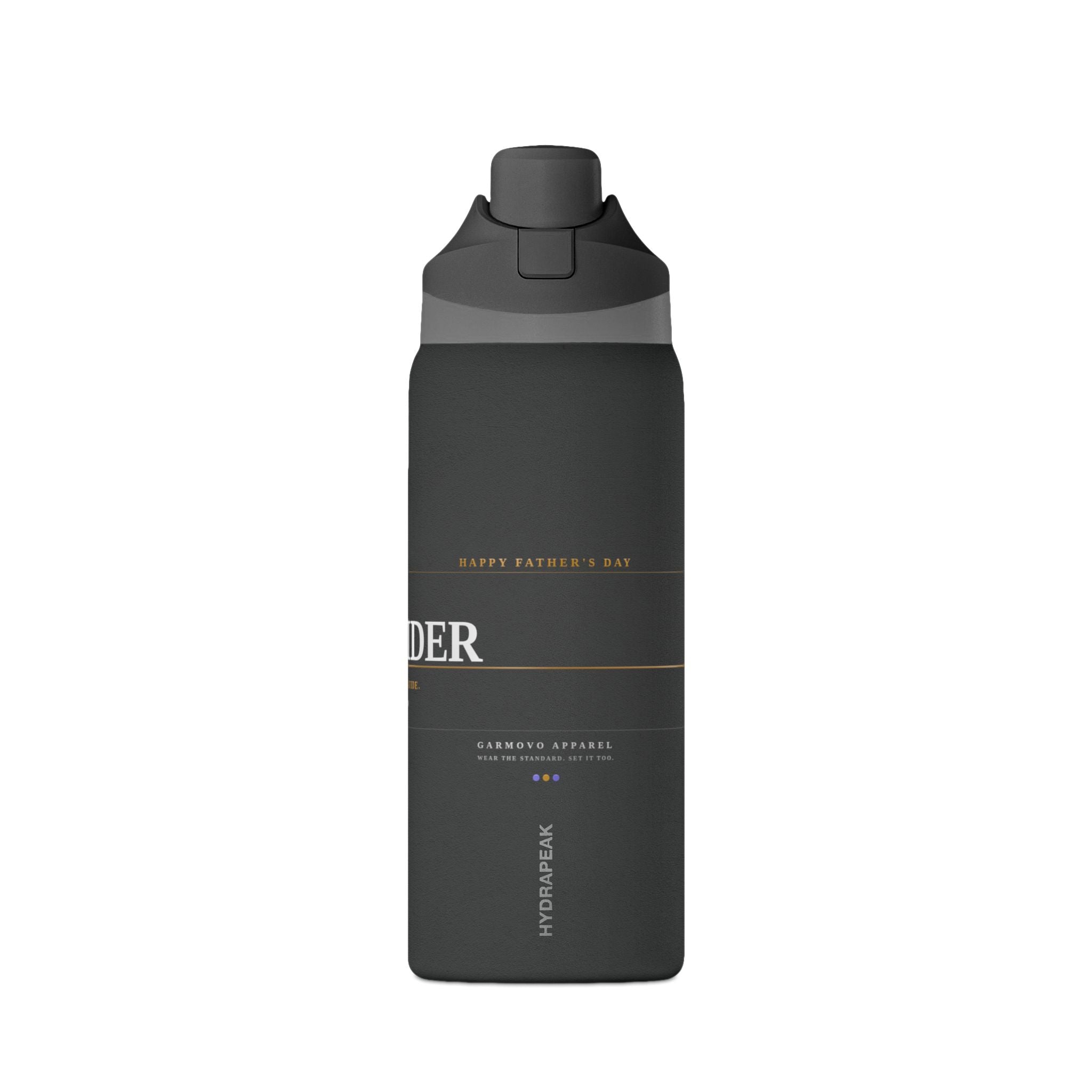 Fathers Day Insulated Water Bottle — "The Provider. The Protector" 32oz Thermal Flask