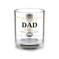 Dad Fuel Glass Mug — 10oz Father's Day Coffee & Whiskey Cup