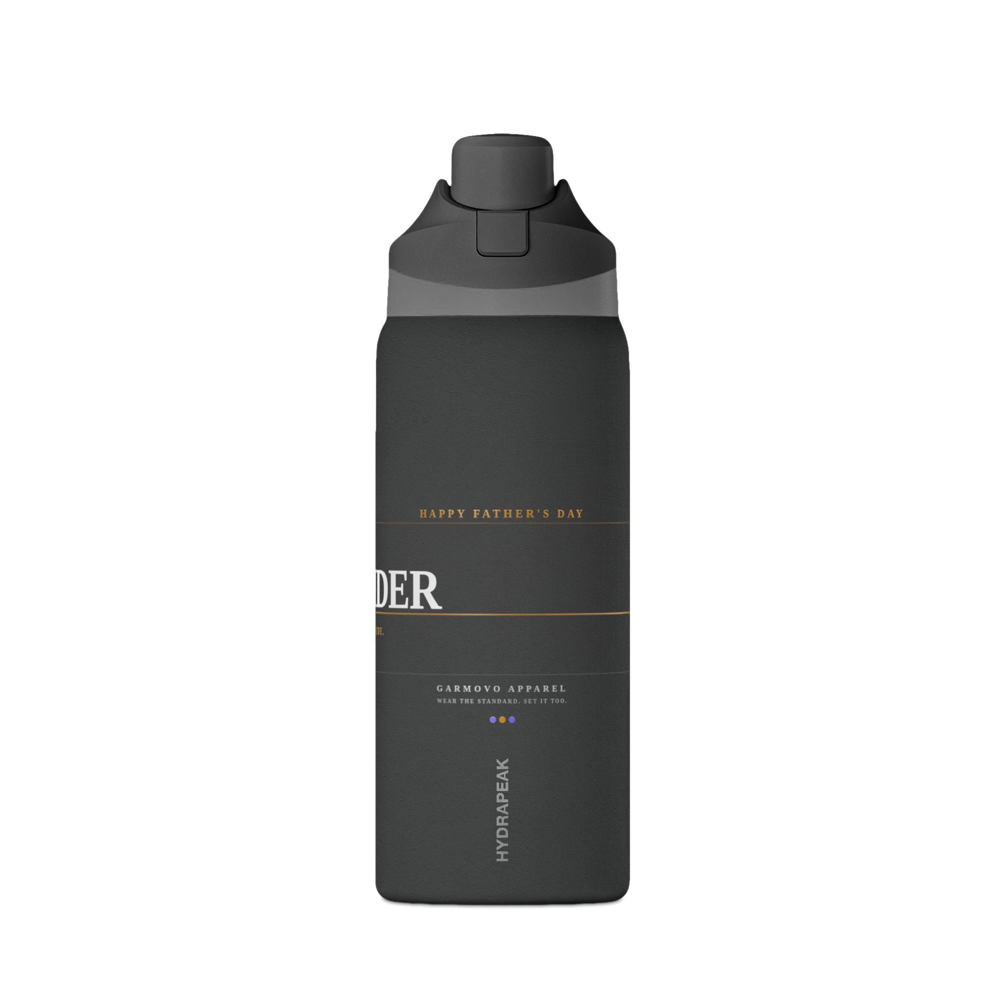 Fathers Day Matte Inspired 32oz Travel Insulated Water Bottle