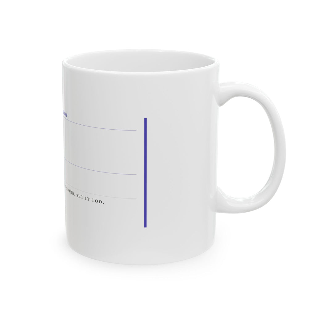 Father's Day Coffee Mug — "Fueled by Coffee" Ceramic 11oz/15oz